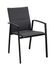 Fauteuil de jardin PALMA aluminium graphite chevron lot de 2, Livraison à domicile incluse - PROLOISIRS