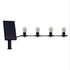 Guirlande lumineuse extérieur solaire LED remplaçable 8,4m Venusia noir IP44  10X3,8 W blanc chaud - TIBELEC