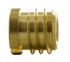 Écrous cuvette 12 x 12 mm M6 laiton par 2