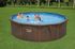 Piscine hors sol ronde tubulaire imitation bois Ø 490 cm hauteur 130 cm - BESTWAY