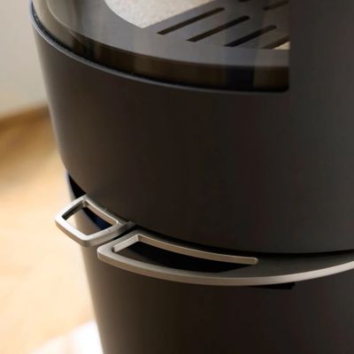 Poêle hybride bois et granulés ADURO H2 7 kW / 6,8 kW 7 étoiles flammes vertes - ADURO