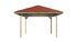 Tonnelle -  651 - 306 x 120 cm - bardeaux de toit inclus Livraison gratuite domicile WEKA