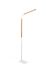 Lampadaire LED Norris blanc et bois 1400 lumens blanc chaud - TRIO