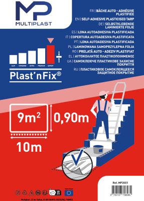Bâche Auto-adhésive 0,90m x 10m MULTIPLAST