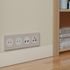 Plaque de finition 4 postes Odace 2025 beige sable - SCHNEIDER ELECTRIC