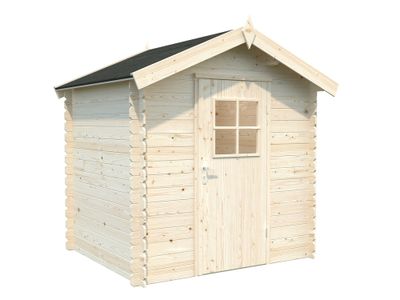 abri de jardin en bois pablo 2 9 m epaisseur 19 mm white wood 1288713 exterieur jardin l entrepot du bricolage
