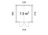 Abri de jardin en bois traité autoclave marron Valence 2 - 9,5 m² hors-tout - WHITE WOOD