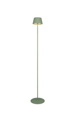 Lampadaire extérieur rechargeable LED Suarez vert pistache IP44 200 lumens blanc chaud - REALITY