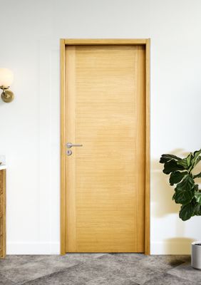 Bloc-porte postformé H.204 x l.83 cm décor plaqué chêne EQUINOXE poussant droit - SMIS