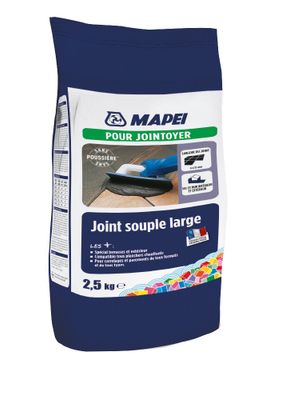 Joint de carrelage souple large blanc 2,5 kg MAPEI