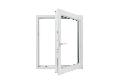 Fenêtre PVC blanc 1 vantail tirant droit H.95 x l. 80 cm CLOSY