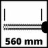 Taille-haie télescopique électrique 500 W lame 56 cm GC-HH5056 EINHELL