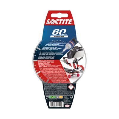 Colle de réparation 60 secondes Universal gel tube 20 g - LOCTITE