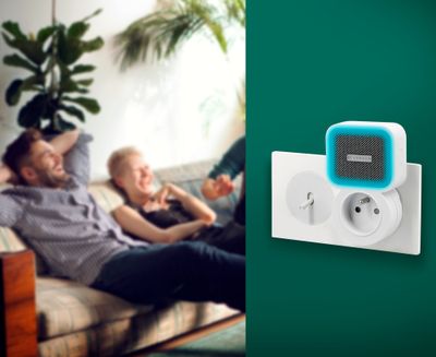 Sonnette sans fil 100m 220V-240V carillon à brancher avec prise intégrée - CEEZAM