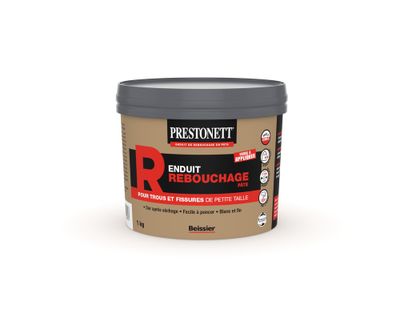 Enduit de rebouchage en pâte type R 1KG PRESTONETT