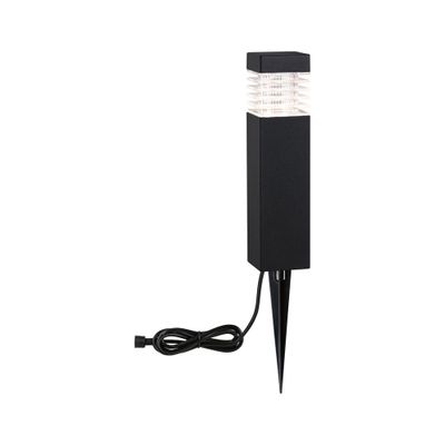 Borne extérieur à piquer LED 25cm Link+Light anthracite IP44 60 lumens blanc chaud - PAULMANN