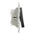Double Interrupteur va-et-vient anthracite - Odace 2011 SCHNEIDER ELECTRIC