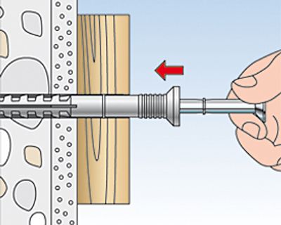 Chevilles à frapper N-F 8 x 60 par 100 FISCHER