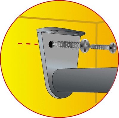 Barre penderie télescopique chromé 40 à 72 cm MOTTEZ