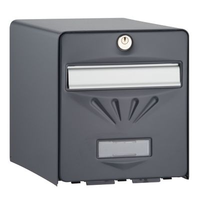 Boîte aux lettres Balnéaire 1 porte anthracite BURG-WÄCHTER