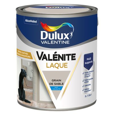 Peinture Boiseries Laque Acrylique Valénite Mat Grain de Sable 2 L  - DULUX VALENTINE