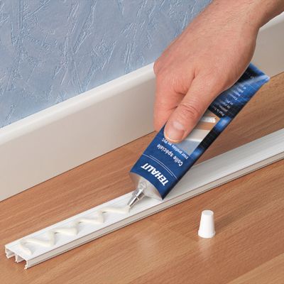 Moulure 10x30 mm longueur 2 m blanc - DEDRA