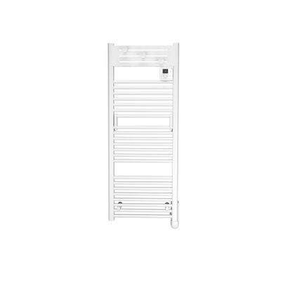 Sèche-serviettes à inertie fluide connecté ACTIBAIN 500W blanc - NOIROT