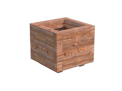 Bac en bois traité Adèle 1 34x34x32 cm WHITE WOOD