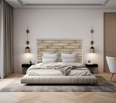 Panneau acoustique mural chêne clair - 8 x 133 x 800 mm - BRICOUS
