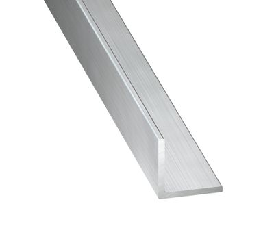 Cornière égale aluminium brut 20 x 20 x 1,2 mm 2,50 m CQFD