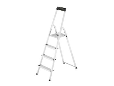 Escabeau 4 marches L20 avec tablette porte-outils HAILO