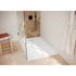 Receveur de douche 80x120 cm résine blanc mat Econova - DURAVIT