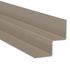 Profilé d'angle rentrant alu bardage Hardie Plank brun - longueur 3000 mm - JAMES HARDIE