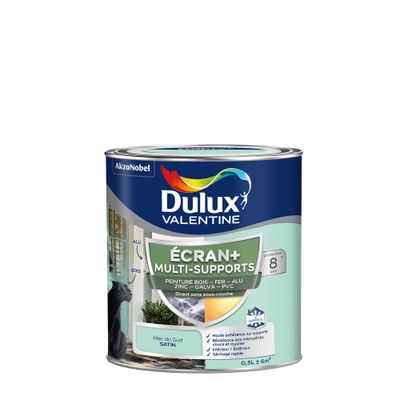 Peinture Ecran+ Multi-supports Satin Mer du Sud 0,5 L - DULUX VALENTINE