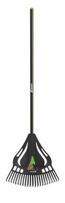 Balai à feuilles plastique manche fibre 45 cm - RIBIMEX