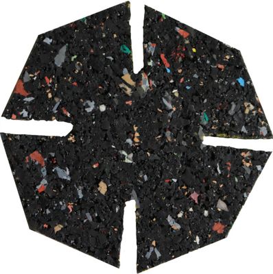 Cale pour plot de terrasse gomme pneu recyclé 3 mm JOUPLAST TMP CONVERT