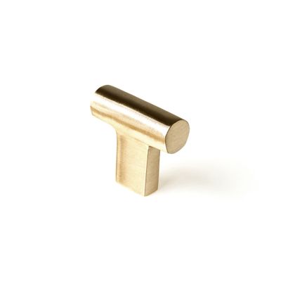 Bouton de meuble en T laiton 33 x 12 mm REI