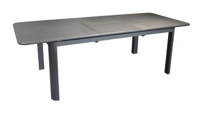 Table de jardin rectangulaire Eos en aluminium 180/240x90x74 cm PROLOISIRS