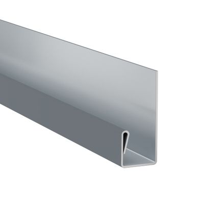 Profil de terminaison alu bardage Hardie Plank VL gris anthracite - longueur 3000 mm - JAMES HARDIE
