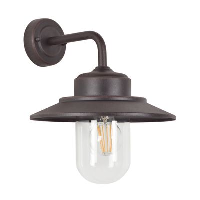 Applique extérieur E27 Praia rouille IP44 60W - COREP