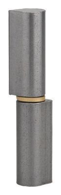Paumelle à souder inox hauteur 120 mm avec bague laiton THIRARD