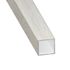 Tube carré aluminium anodisé brossé 10 x 10 mm 1m CQFD