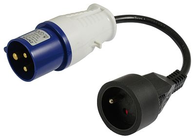 Adaptateur caravane mâle 16 A- ABTECH