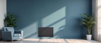 Radiateur à inertie sèche Nemea noir horizontal 1000W THOMSON