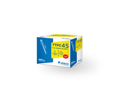Vis pour plaque de plâtre TTPC 45 mm boîte de 1500 pièces - PLACO