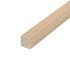 Tasseau hêtre raboté non traité - Ép.18 x l.22 mm - L.2.00 m - MS BOIS