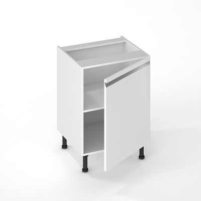 Porte pour meuble de cuisine Ibiza blanche 70 x 60 cm OFITRES
