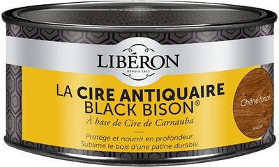 Cire antiquaire en pâte "Black Bison" chêne foncé  0,5 L - LIBERON