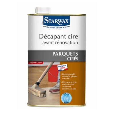 Décapant extra-fort pour bois ciré 1 litre - STARWAX