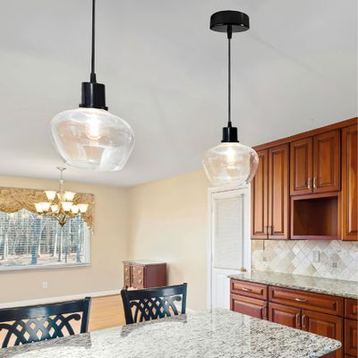 Monture métal E27 pour suspension avec fil tissu noir - TIBELEC